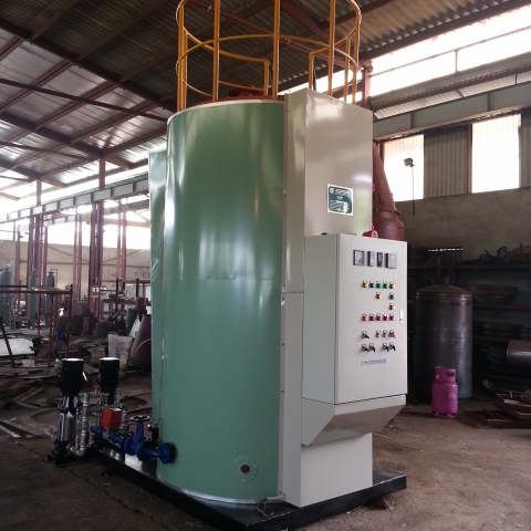 Nồi hơi đốt dầu trực lưu 2T/h